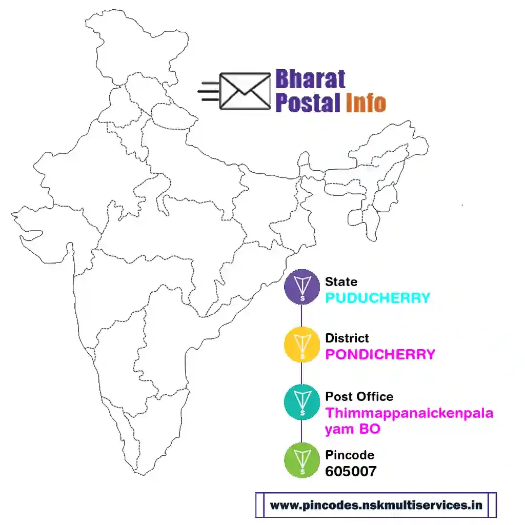 puducherry-pondicherry-thimmappanaickenpalayam bo-605007